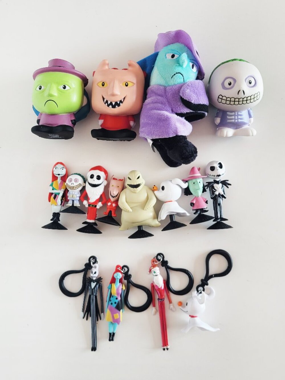 Lot of The Nightmare Before Christmas Squish’Ums! Chibi in Motion Chibi Figures